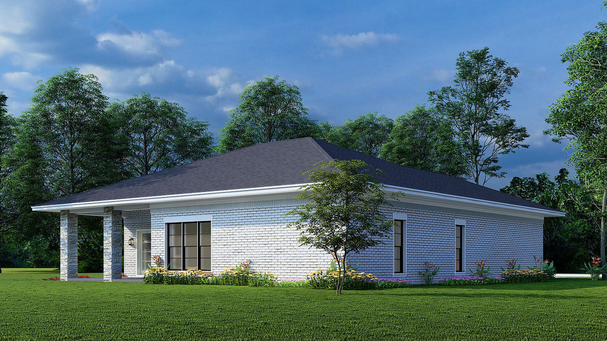 AE7823-A Contemporary House, 3 Bedrooms, 2 Bathrooms | Cannon Place Exterior-4