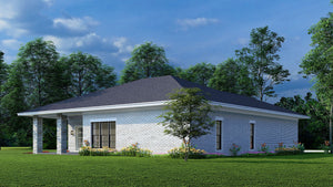 AE7823-A Contemporary House, 3 Bedrooms, 2 Bathrooms | Cannon Place Exterior-4