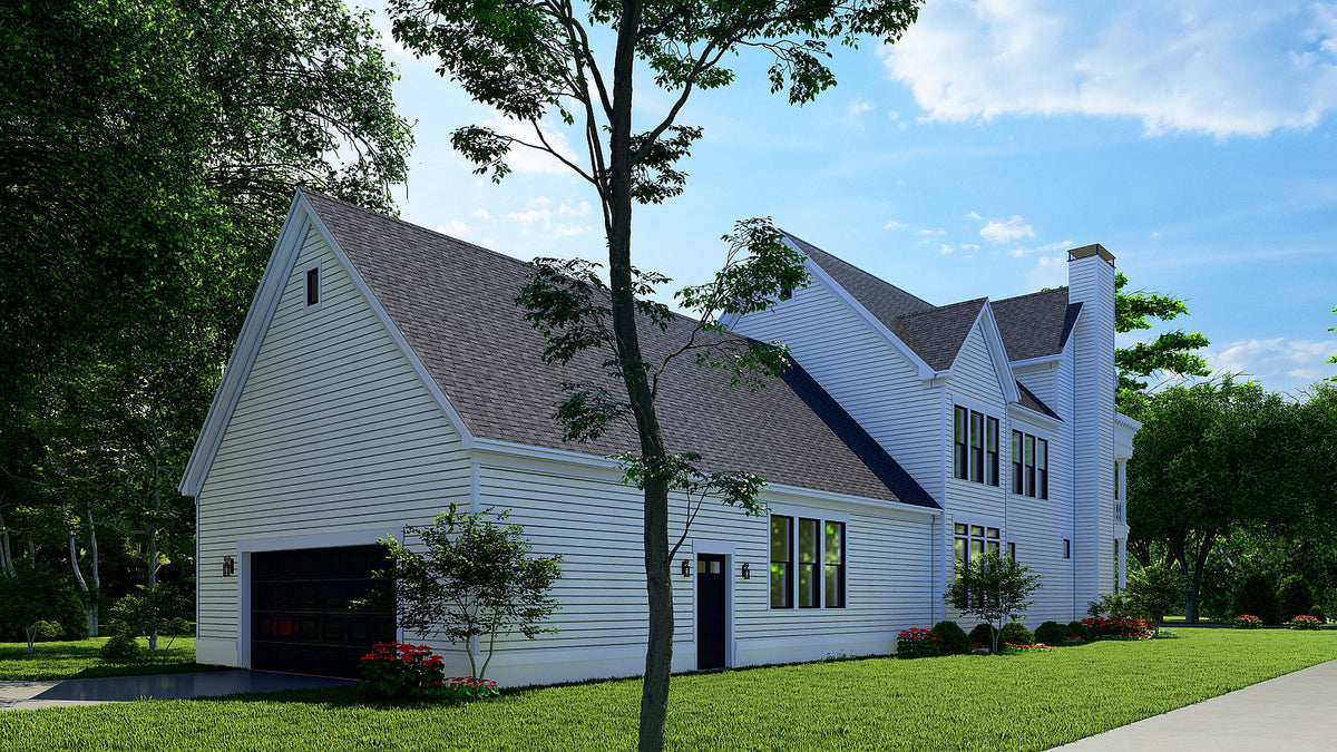 Colonial House Plan with 10-Foot Ceilings, Loft & Rear-Load Garage | 3,068 Sq Ft