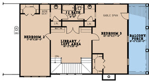 Colonial House Plan with 10-Foot Ceilings, Loft & Rear-Load Garage | 3,068 Sq Ft
