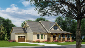 AE7830-A Craftsman House, 3 Bedrooms, 2.5 Bathrooms | Fall Creek Place Exterior-2