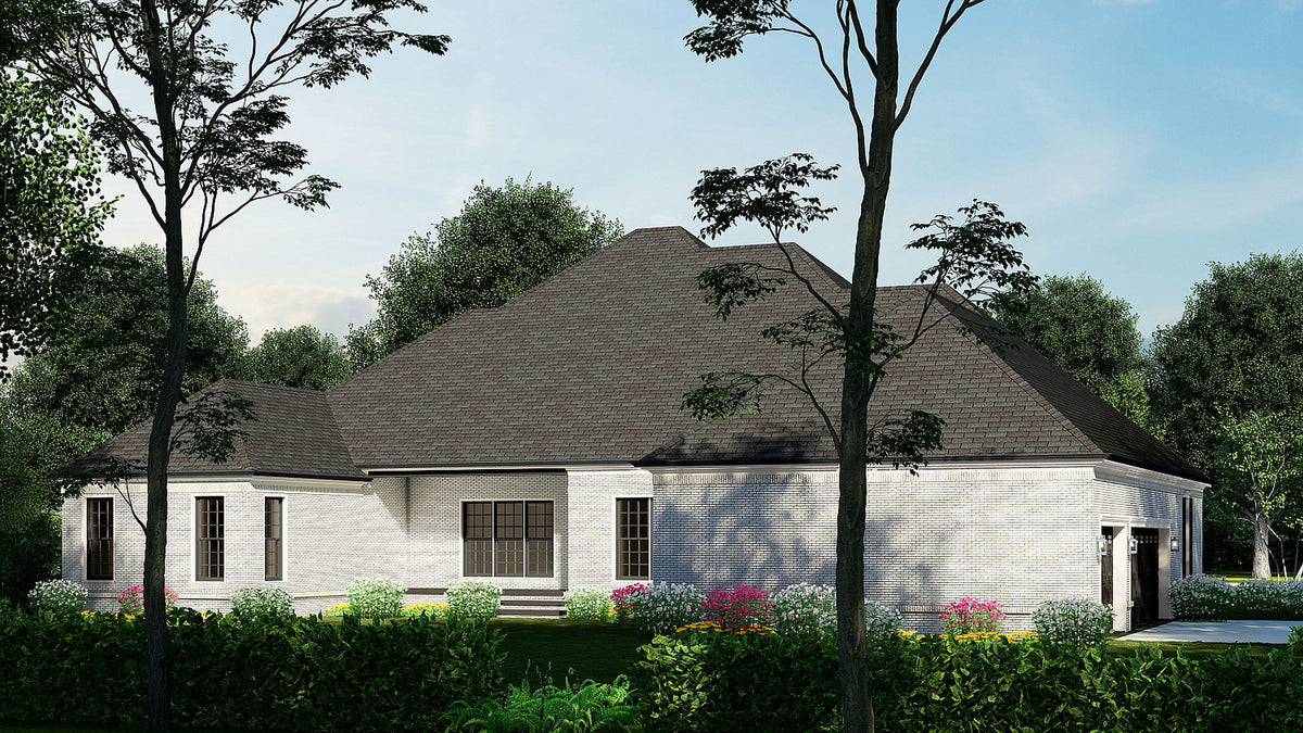 AE7834-A Craftsman House, 4 Bedrooms, 3 Bathrooms | Calamet Place Exterior-4