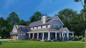 Craftsman-Style Beauty with 3,020 Sq Ft and Wraparound Porch