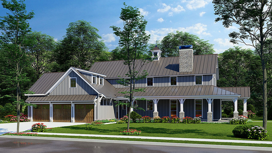 Craftsman-Style Beauty with 3,020 Sq Ft and Wraparound Porch