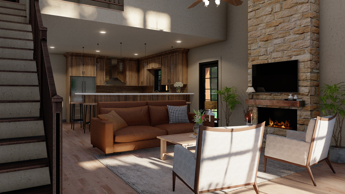 Elegant 2,006 sq ft Country Home with Wraparound Porch