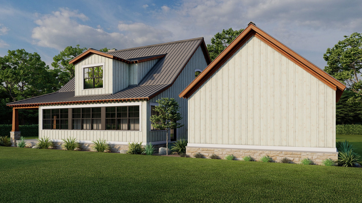 Elegant 2,006 sq ft Country Home with Wraparound Porch