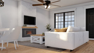 Inviting 1,250 Sq Ft Traditional Country Home with 3 Bedrooms