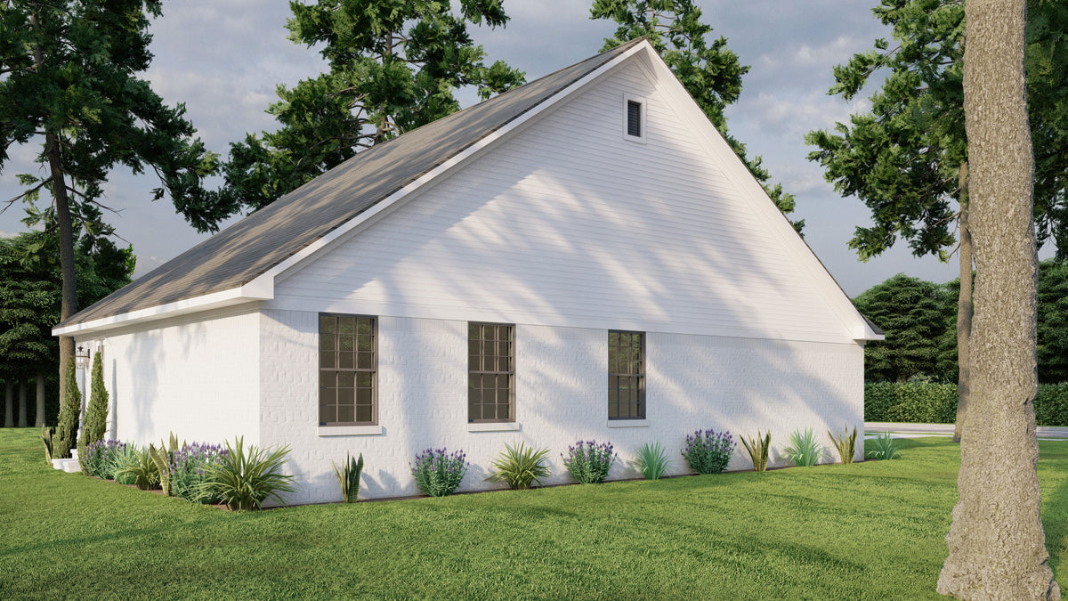 Inviting 1,250 Sq Ft Traditional Country Home with 3 Bedrooms