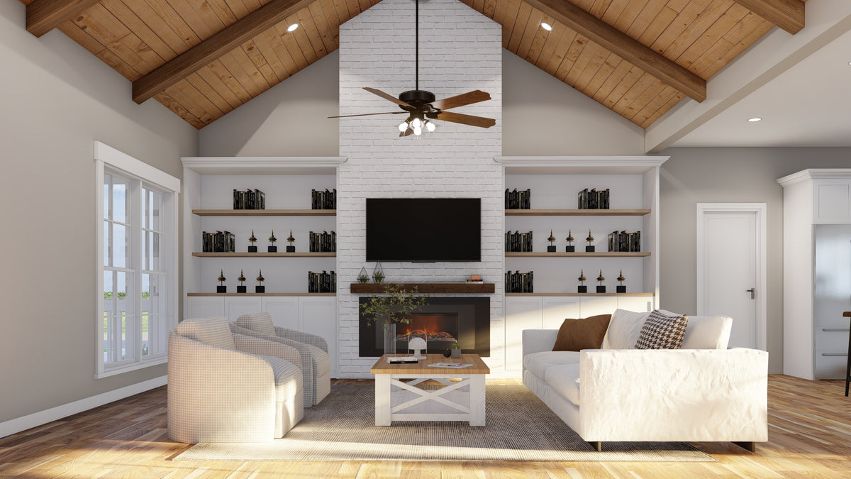 Classic 3-Bedroom Home with Office and Porches - 2313 Sq Ft