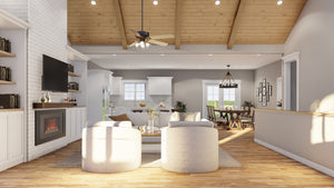 Classic 3-Bedroom Home with Office and Porches - 2313 Sq Ft