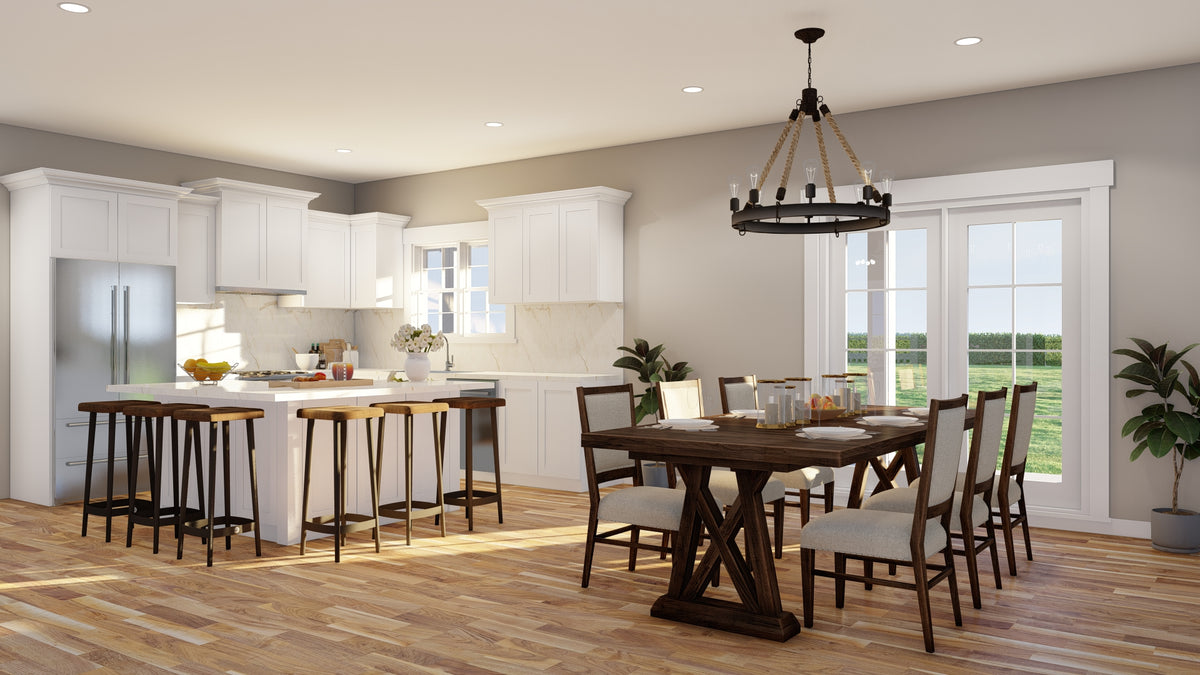 Classic 3-Bedroom Home with Office and Porches - 2313 Sq Ft