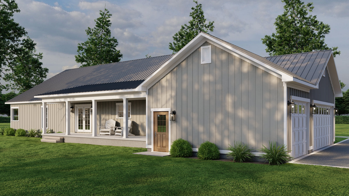 Classic 3-Bedroom Home with Office and Porches - 2313 Sq Ft