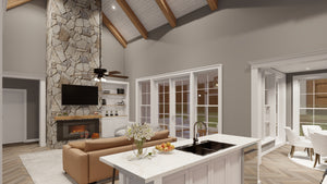 Elegant 2,541 sq ft Home with Side Apartment and Flex Space