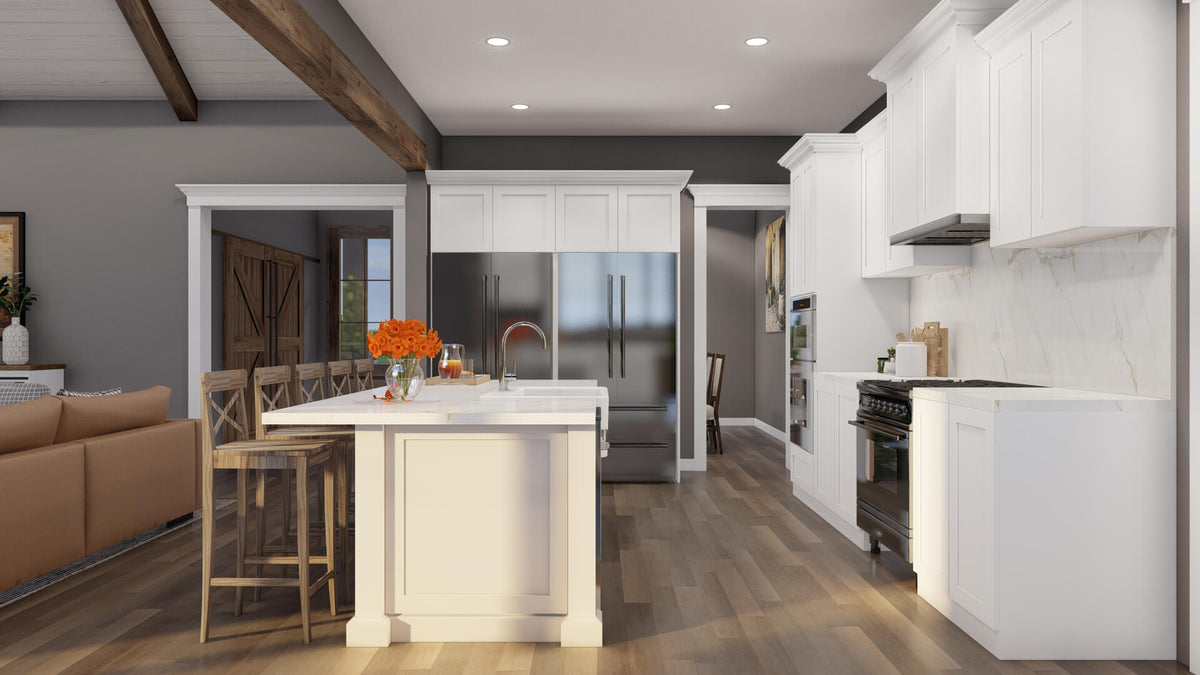 One-Story 2481 Sq Ft, 3-Bedroom Home with Luxurious Features