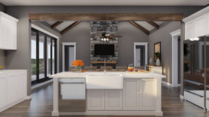 One-Story 2481 Sq Ft, 3-Bedroom Home with Luxurious Features