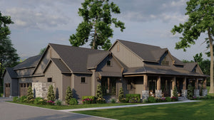 Elegant 2564 Sq Ft, 3-Bedroom Plan with In-Law Suite