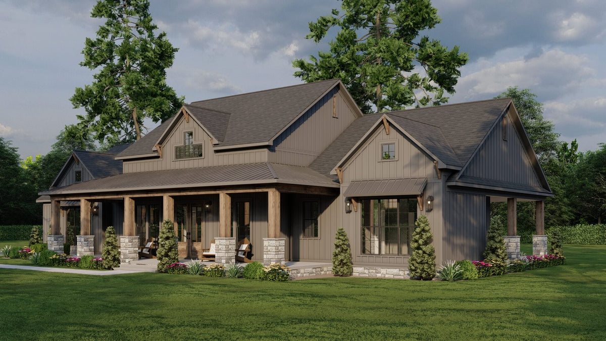 Elegant 2564 Sq Ft, 3-Bedroom Plan with In-Law Suite
