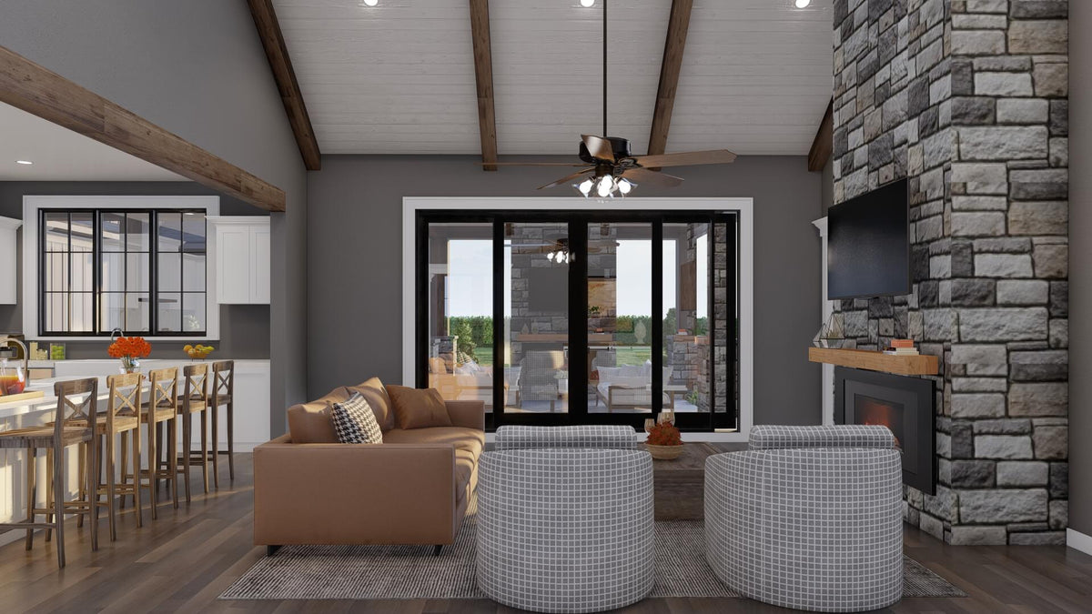 Elegant 2564 Sq Ft, 3-Bedroom Plan with In-Law Suite