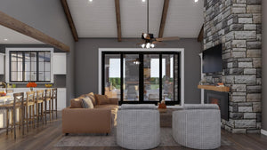 Elegant 2564 Sq Ft, 3-Bedroom Plan with In-Law Suite