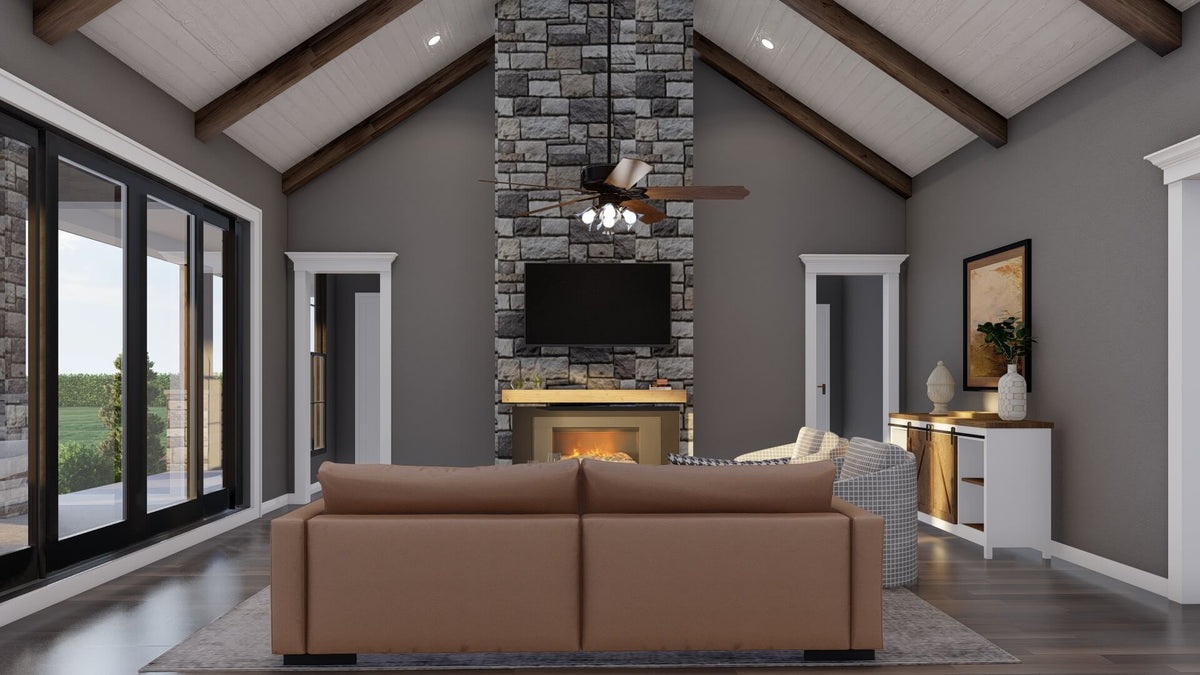 Elegant 2564 Sq Ft, 3-Bedroom Plan with In-Law Suite