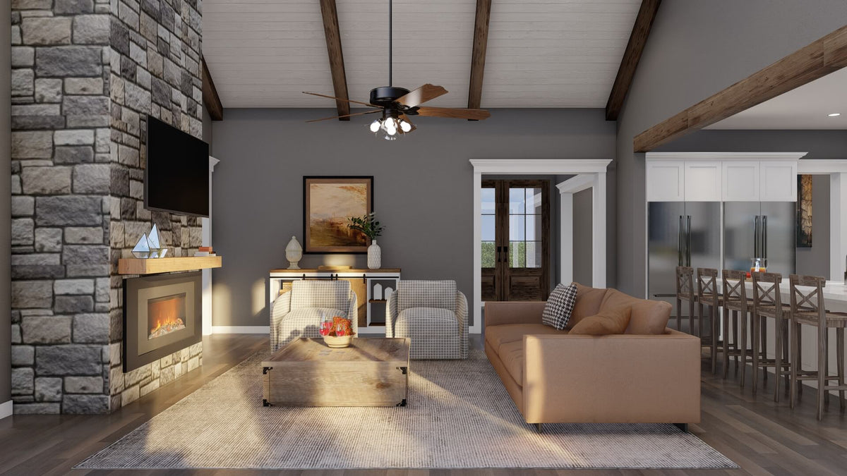 Elegant 2564 Sq Ft, 3-Bedroom Plan with In-Law Suite