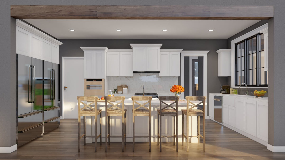 Elegant 2564 Sq Ft, 3-Bedroom Plan with In-Law Suite