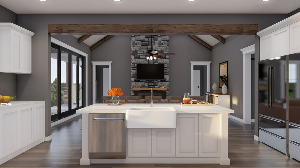 Elegant 2564 Sq Ft, 3-Bedroom Plan with In-Law Suite