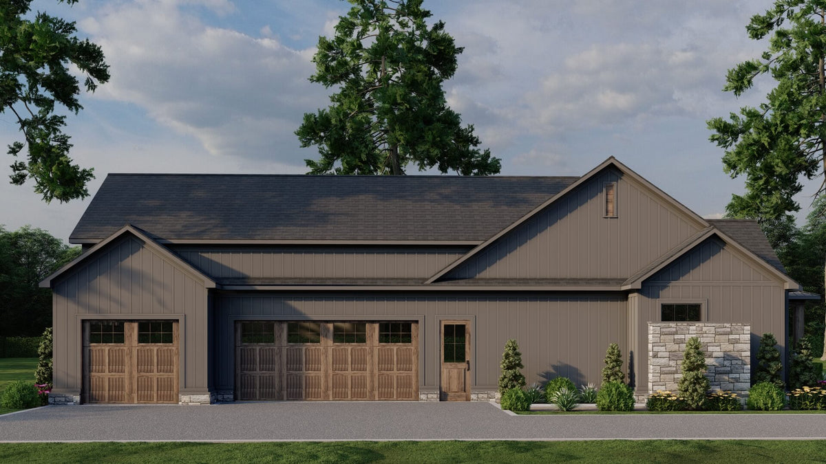 Elegant 2564 Sq Ft, 3-Bedroom Plan with In-Law Suite