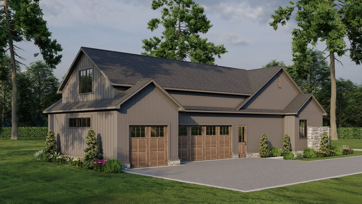 Elegant 2564 Sq Ft, 3-Bedroom Plan with In-Law Suite