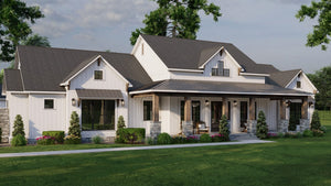 Elegant 2564 Sq Ft, 3-Bedroom Plan with In-Law Suite