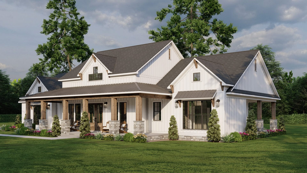 Elegant 2564 Sq Ft, 3-Bedroom Plan with In-Law Suite