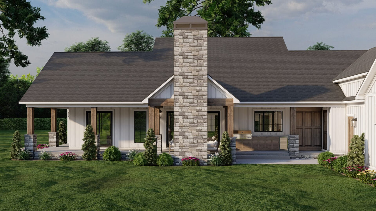 Elegant 2564 Sq Ft, 3-Bedroom Plan with In-Law Suite