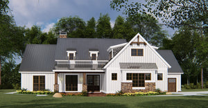 Spacious 1,897 Sq Ft Farmhouse with 4 Bedrooms, Bonus Room & Porches
