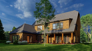 AE7817-A Craftsman House, 3 Bedrooms, 3.5 Bathrooms | Cedar Ridge Exterior-4