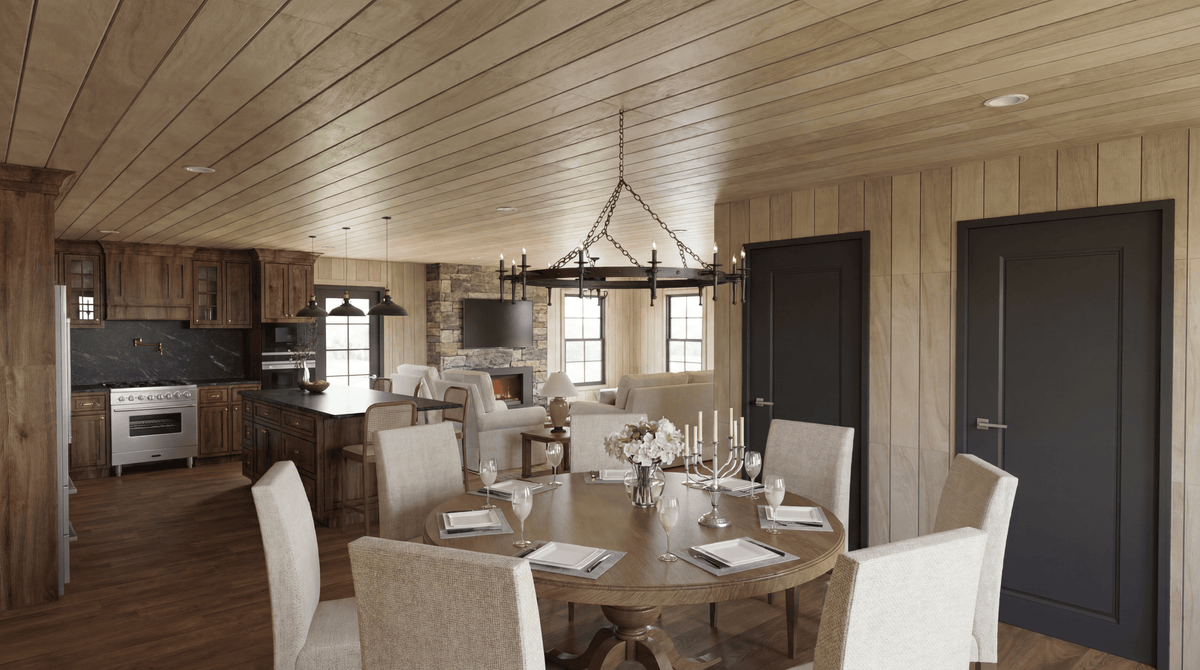 AE8390-A Cottage House, 2 Bedrooms, 3.5 Bathrooms | Copper Creek House Dining