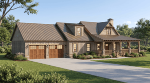 AE8390-A Cottage House, 2 Bedrooms, 3.5 Bathrooms | Copper Creek House Exterior-2
