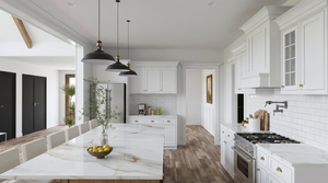 AE8401-A Farmhouse House, 4 Bedrooms, 3.5 Bathrooms | Rowan Place House Plan Kitchen