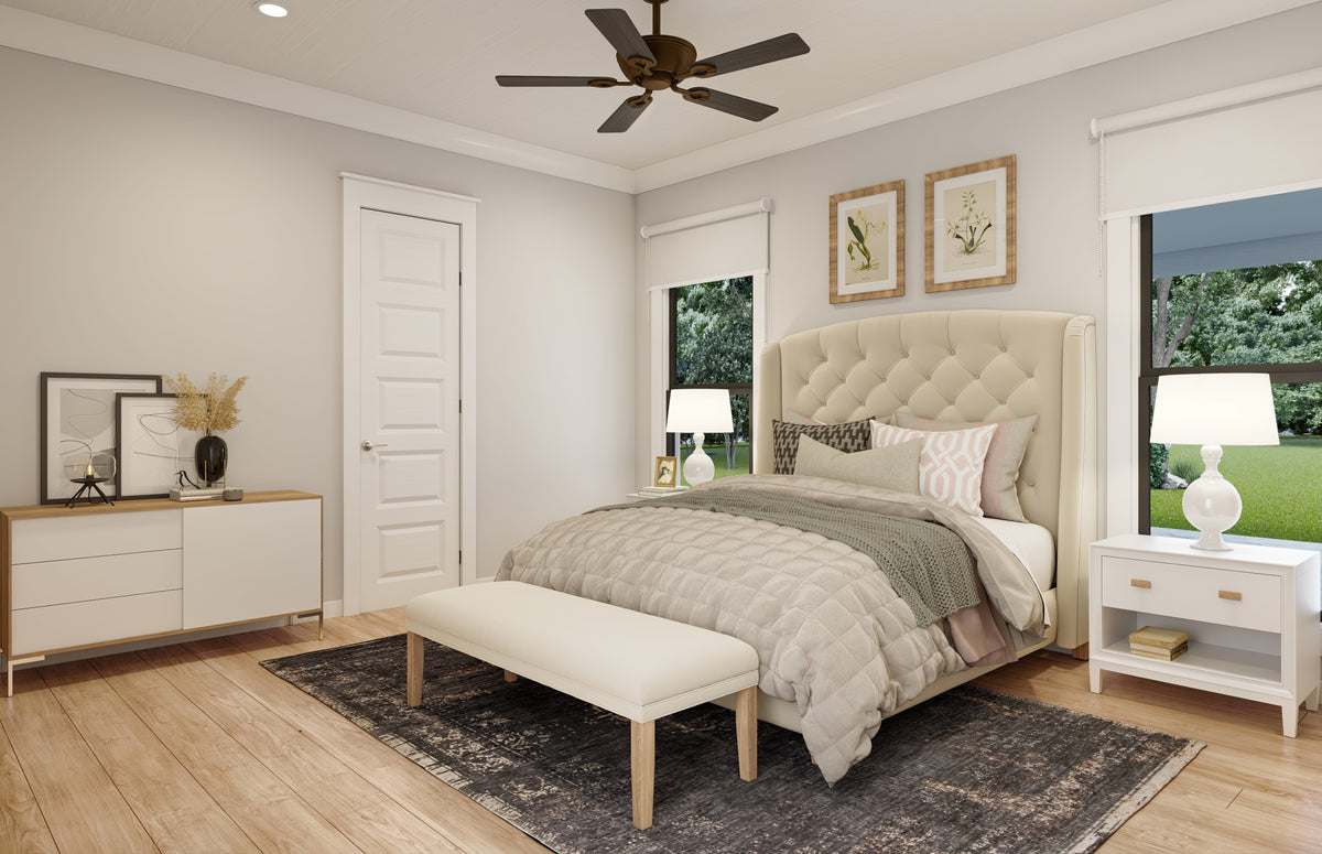 C6503-A Barndominium House, 4 Bedrooms, 3 Bathrooms | Greenberry House Plan Bedroom