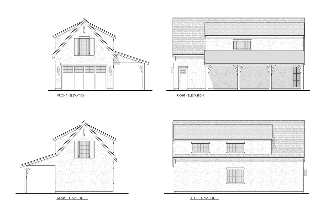 893 sq ft Garage Apartment with One Bedroom and Open Concept