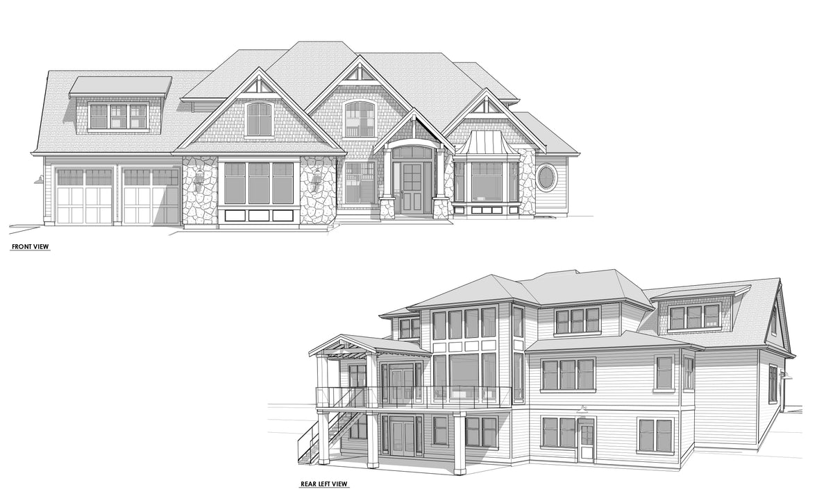 3,618 sq ft Craftsman Home with In-Law Suite &amp; Bonus Room