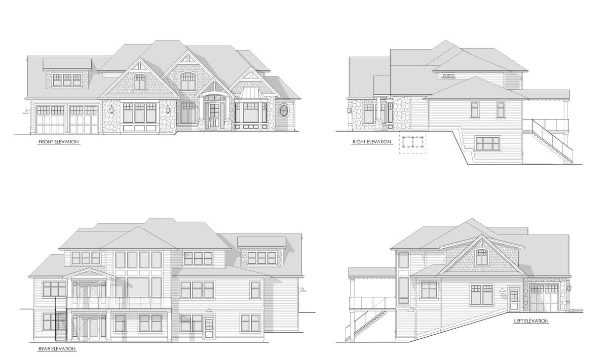 3,618 sq ft Craftsman Home with In-Law Suite &amp; Bonus Room