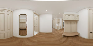 AJ7855-A Modern Farmhouse Mud Room Panorama, 2 to 3 Bedrooms, 2.5 Bathrooms | Plan VD1066