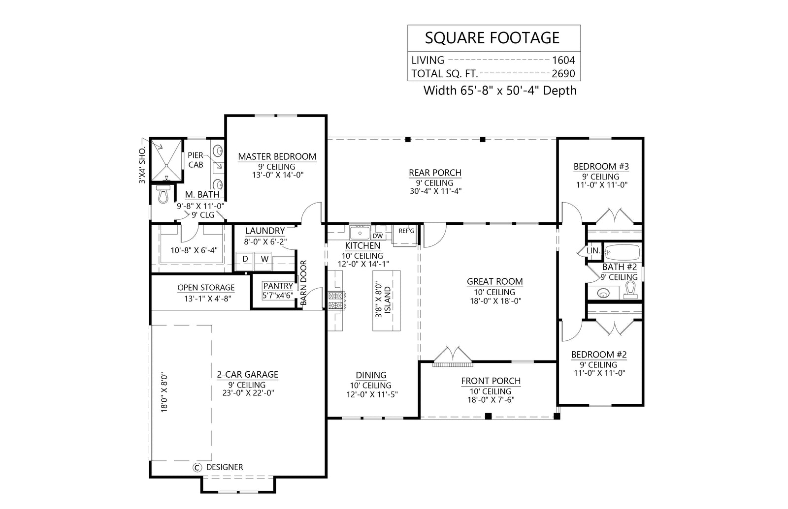 C7323-A The Mulberry 2 House Plan