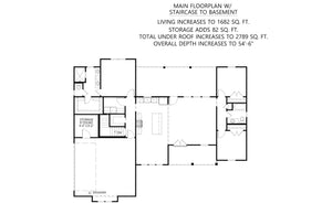 C7323-A The Mulberry House 2 Basement Floor Plan