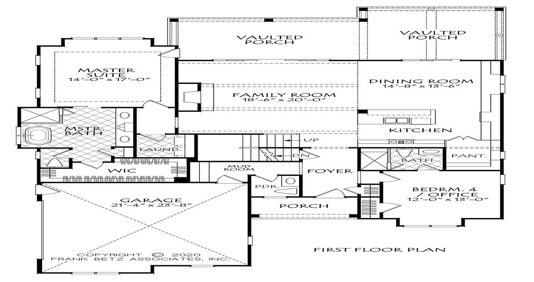 Madison Park First Floor Plan