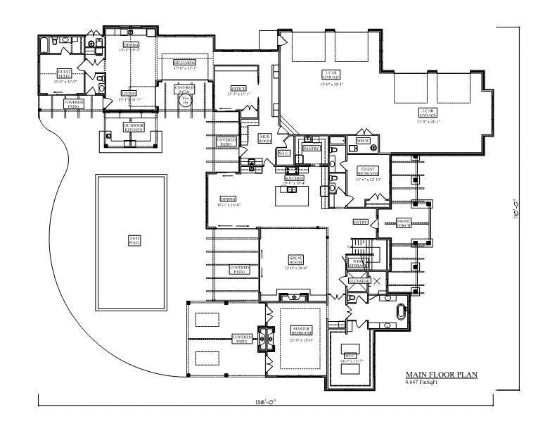 Blacktail Meadow House Plan - Archival Designs House Plans