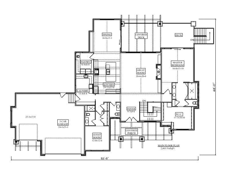 Water Wagon House Plan - Archival Designs House Plans