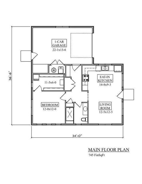 Willow House Plan | Ranch House Plan | One Story House Plan