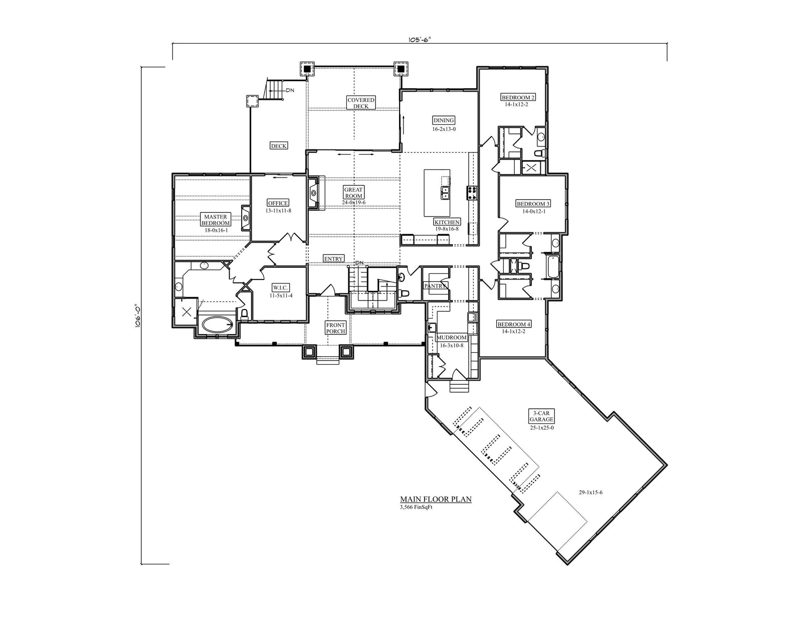 Catalina Ridge III House Plan - Archival Designs House Plans