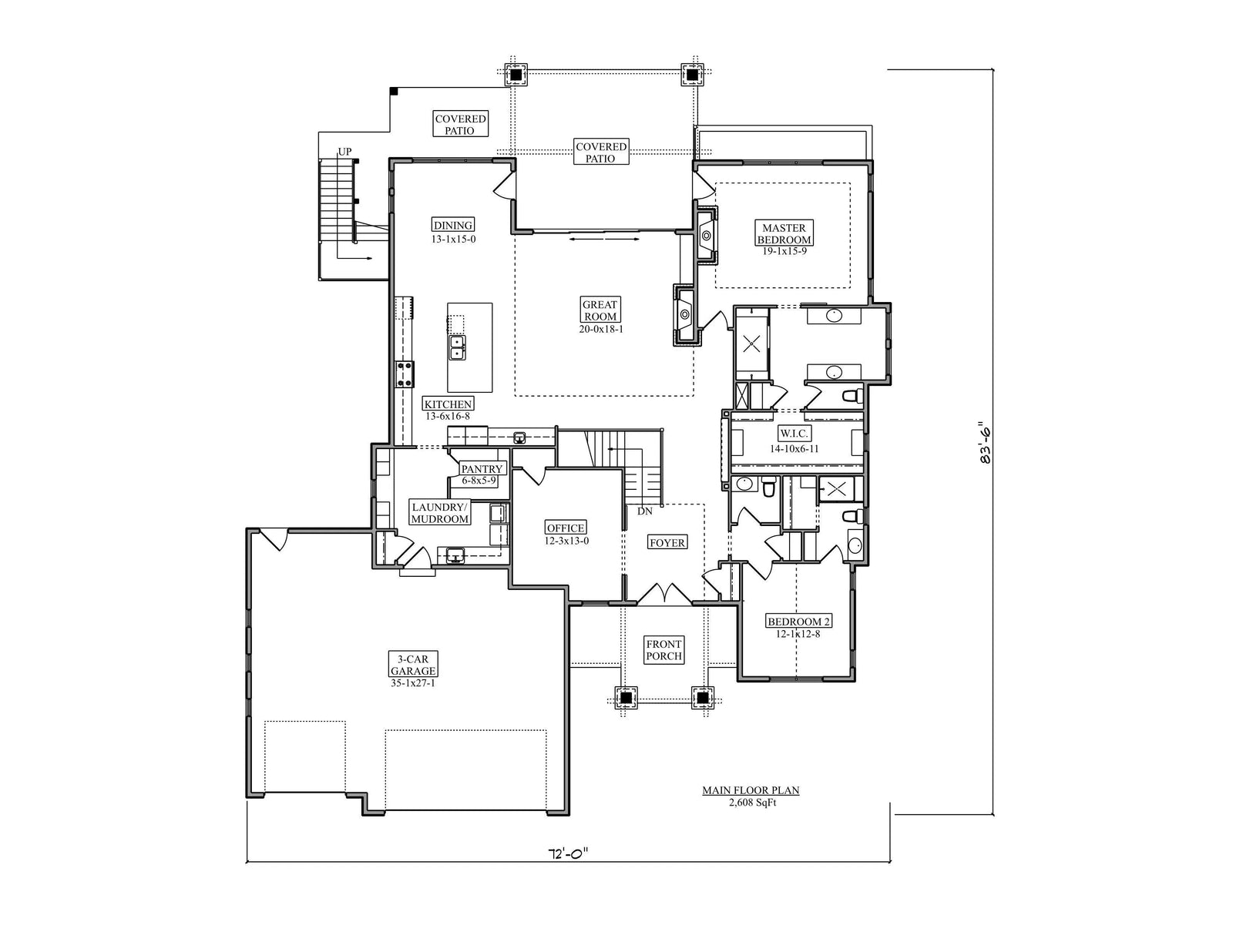 Timberline House Plan - Archival Designs House Plans